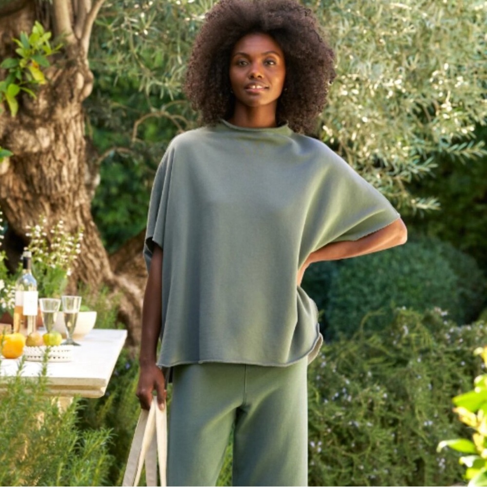 Frank & Eileen ONE SIZE Olive Original Capelet Womens Green